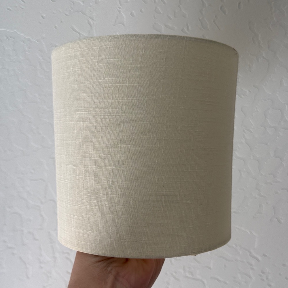 Cream Linen Lamp Shade